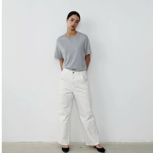 The Curated - The Silk Tee - Foggy / Grey XS